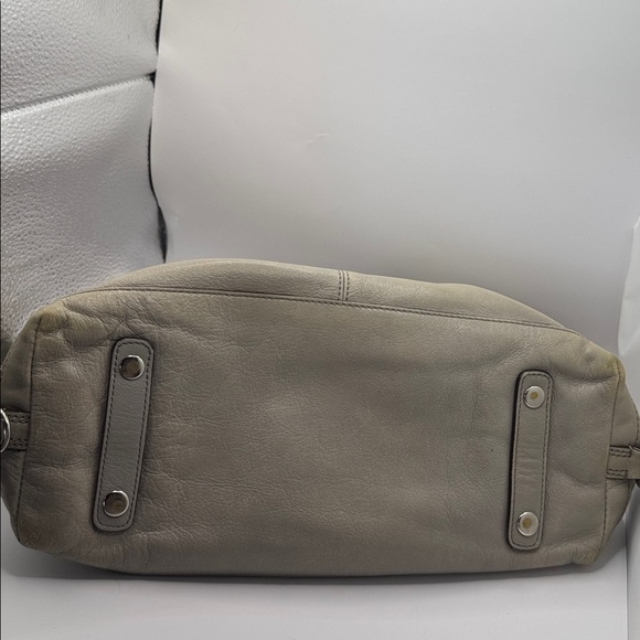 Coach Madison Sabrina 12937 Taupe Pebbled Leather Satchel Crossbody Bag - Picture 9 of 9